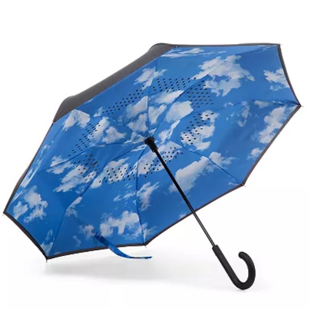 totes INbrella Automatic Inverted Umbrellaby totes Clouds